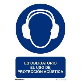 NORMALUZ SEÑAL 210X300 MM PVC USO PROTECCION ACUSTICA  RD20015