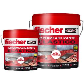 IMPERMEABILIZANTE 4L ROJO C/FIBRAS 547156 FISCHER