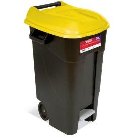 CONTENEDOR ECO TAYG 120 L AMARILLO PEDAL 423017