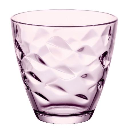 VASOS AGUA FLORA ROSA 25 CL LOTE 6