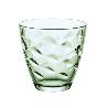 VASOS AGUA FLORA VERDE 25 CL LOTE 6