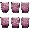 VASOS DIAMOND ACQUA PURPLE 30CL LOTE 6