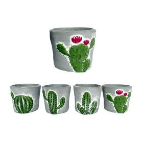 MACETERO CACTUS SURTIDOS 9X9X8 CM