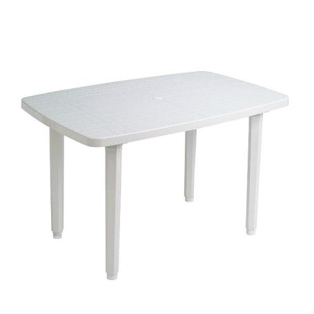 MESA RESINA 140X90 CM BLANCA 4022