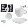 TAZAS PORCELANA C/PLATO 220ML CAJA 6