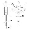 POLEA TENDEDERO C/TUERCA N3 METAL BLISTER 2