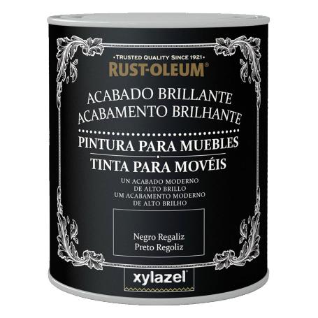 PINTURA BRILLO MUEBLE NEGRO REGALIZ 750