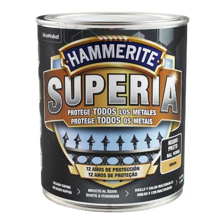 SUPERIA MATE NEGRO 0.750 L