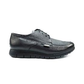 ZAPATO PIEL NEGRO N39 C/CORDONES HOSTELERIA 270  PAR