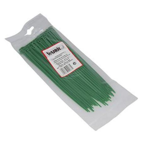 BRIDAS VERDES 2.5X98 MM BOLSA 100