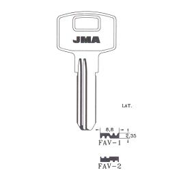 LLAVIN FAV-1D LATON SEGURIDAD B/10