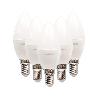 LAMPARAS LED C37 5W E14 VELA LUZ CALIDA  PACK 5