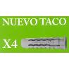 TACOS NYLON 10MM. X4 TIPO X CAJA 50