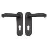 MANILLA AB33 ACERO-NYLON NEGRA TRASTERO JUEGO 2