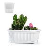 JARDINERA MINI 25X12,5X9,5 CM BLANCA SIN PLATO