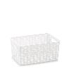 CESTA MIMBRE 33X22 CM 10 LITROS BLANCA