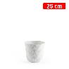 MACETA RATTAN REDONDA 25 CM BLANCA