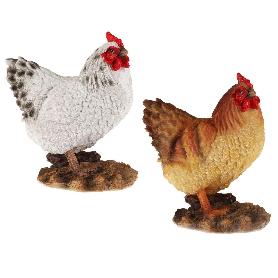 GALLINA RESINA 17X10X19 CM