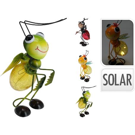 INSECTO LUZ SOLAR 14X28X16 CM SURTIDO