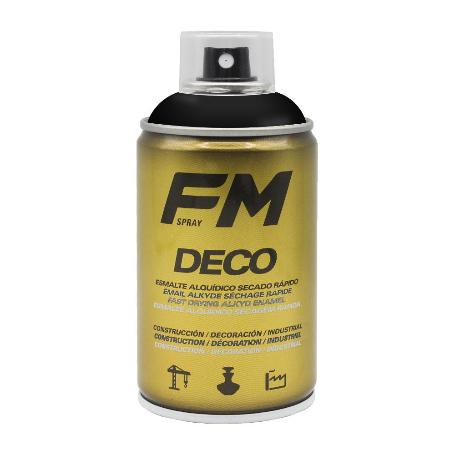 PINTURA SPRAY DECO NEGRO MATE 9005 250ML BOTE