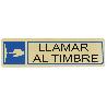 PLACA SIMBOLO 70-163*45 INOX 9883 AMIG