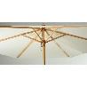 PARASOL MADERA 250 CM BLANCO