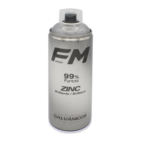 PINTURA SPRAY ZINC BRILLANTE 400ML BOTE