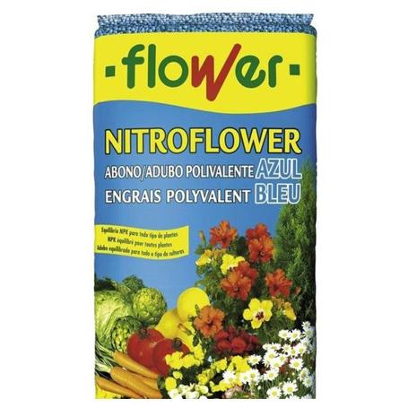 ABONO NITROFLOWER AZUL 750 GR BOLSA