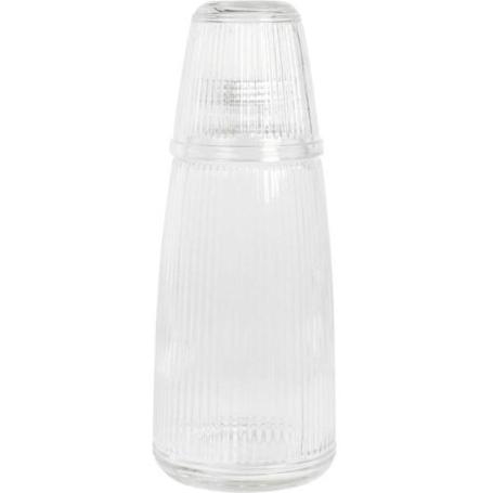 BOTELLA VIDRIO + VASO ROSCA 1 LITRO