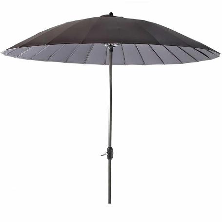 PARASOL ALUMINIO UD2 GRIS 250 CM 38 MM