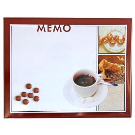 TABLA MEMO METAL 45 X 36 CM