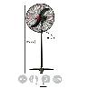 VENTILADOR PIE INDUSTRIAL 72 CM 180 W CI185