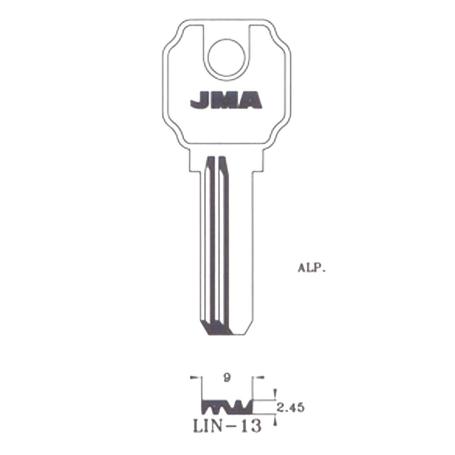 LLAVIN LIN-13 ALPACA SEGURIDAD B/10