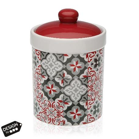 TARRO GALLETAS PORCELANA HIDRA 12X12X17,1 CM