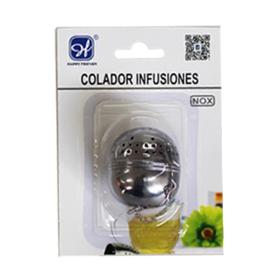 COLADOR INFUSIONES BOLA INOXIDABLE BLISTER