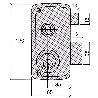 CERRADURA UCEM 4056-B-HB/65/ DERECHA