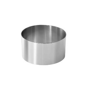 MOLDE EMPLATADOR INOX. CIRCULAR 6X4 CM 2130