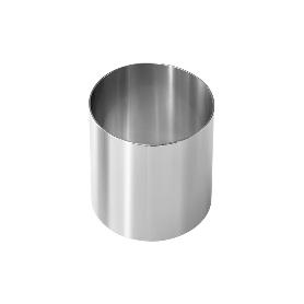 MOLDE EMPLATADOR INOX. CIRCULAR 6X6 CM 2135