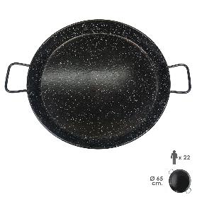 PAELLERA VALENCIANA ESMALTADA  22 PERSONAS/ 65 CM