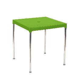 MESA APILABLE 70X70 CM ALUMINIO VERDE 4026/5