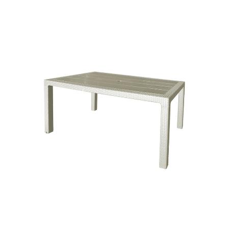 MESA RESINA 150X90CM MARFIL 4090/09