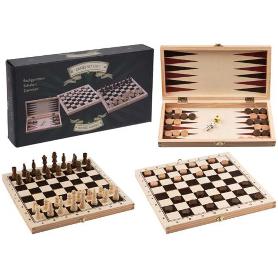 JUEGOS SOBREMESA 3 EN 1 MADERA