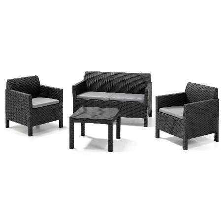 SILLONES 65X65X75 CM + SOFA 75X126X65 CM + MESA 59X43 CM CONJUNTO