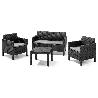 SILLONES 65X65X75 CM + SOFA 75X126X65 CM + MESA 59X43 CM CONJUNTO