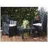 TRESILLO AKITA ANTRACITA COJINES 3 PIEZAS CONJUNTO