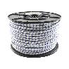 CORDON ELASTICO 8 MM BLANCO/AZUL ROLLO 50M