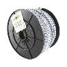 CORDON ELASTICO 8 MM BLANCO/AZUL ROLLO 50M