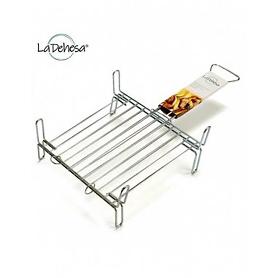 PARRILLA DOBLE ZINCADA 30X30 CM