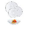VAJILLA VIDRIO PAMPILLE CLEAR 18 PIEZAS