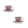 TAZAS CON PLATO VITA PEONI 22CL JUEGO 2